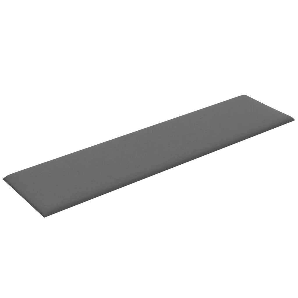 vidaXL Wejściowy zagłówek 12 pcs 60 x 15 cm Jasnoszary tkanina