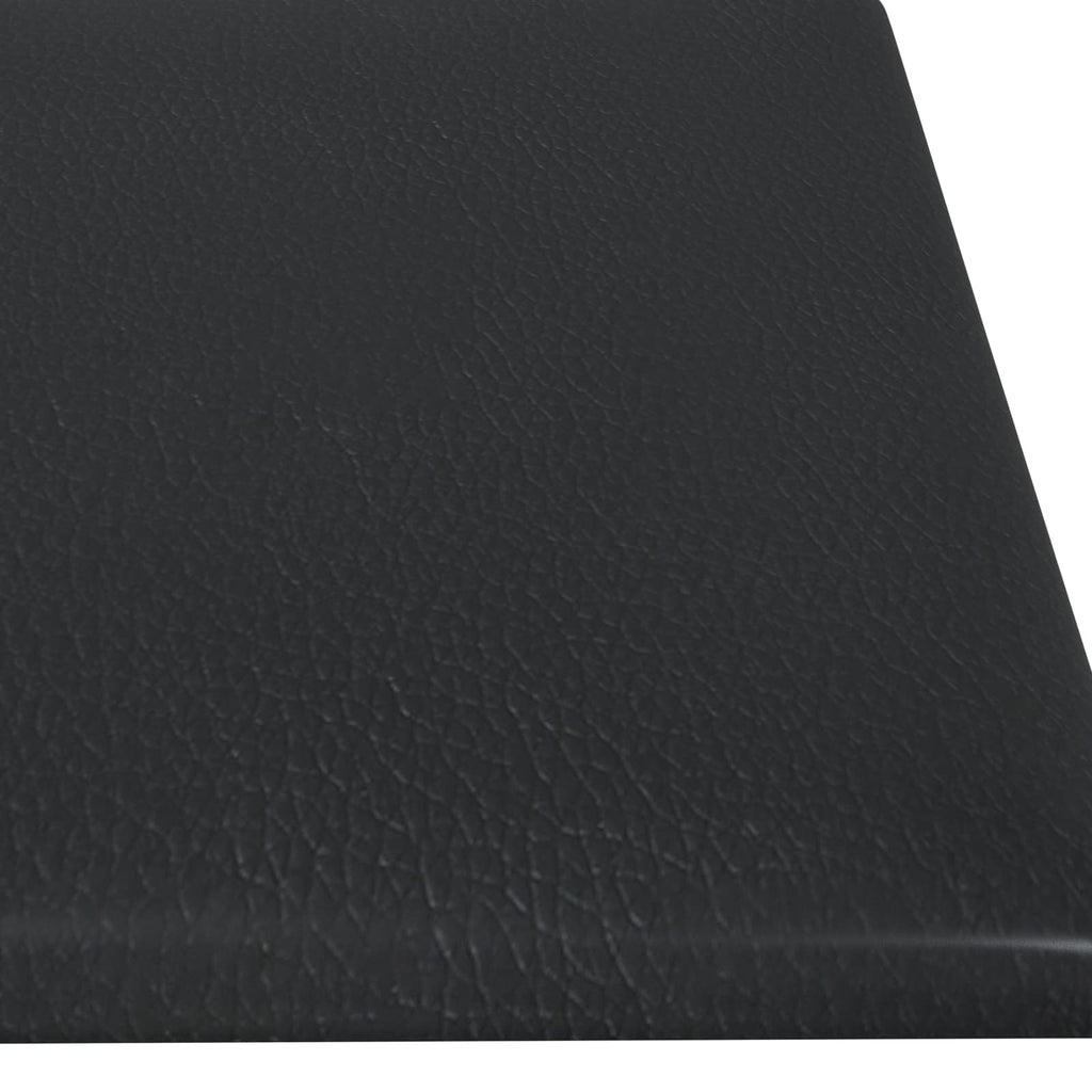 vidaXL Wejściowy zagłówek 12 pcs 60 x 15 cm Czarny tkanina
