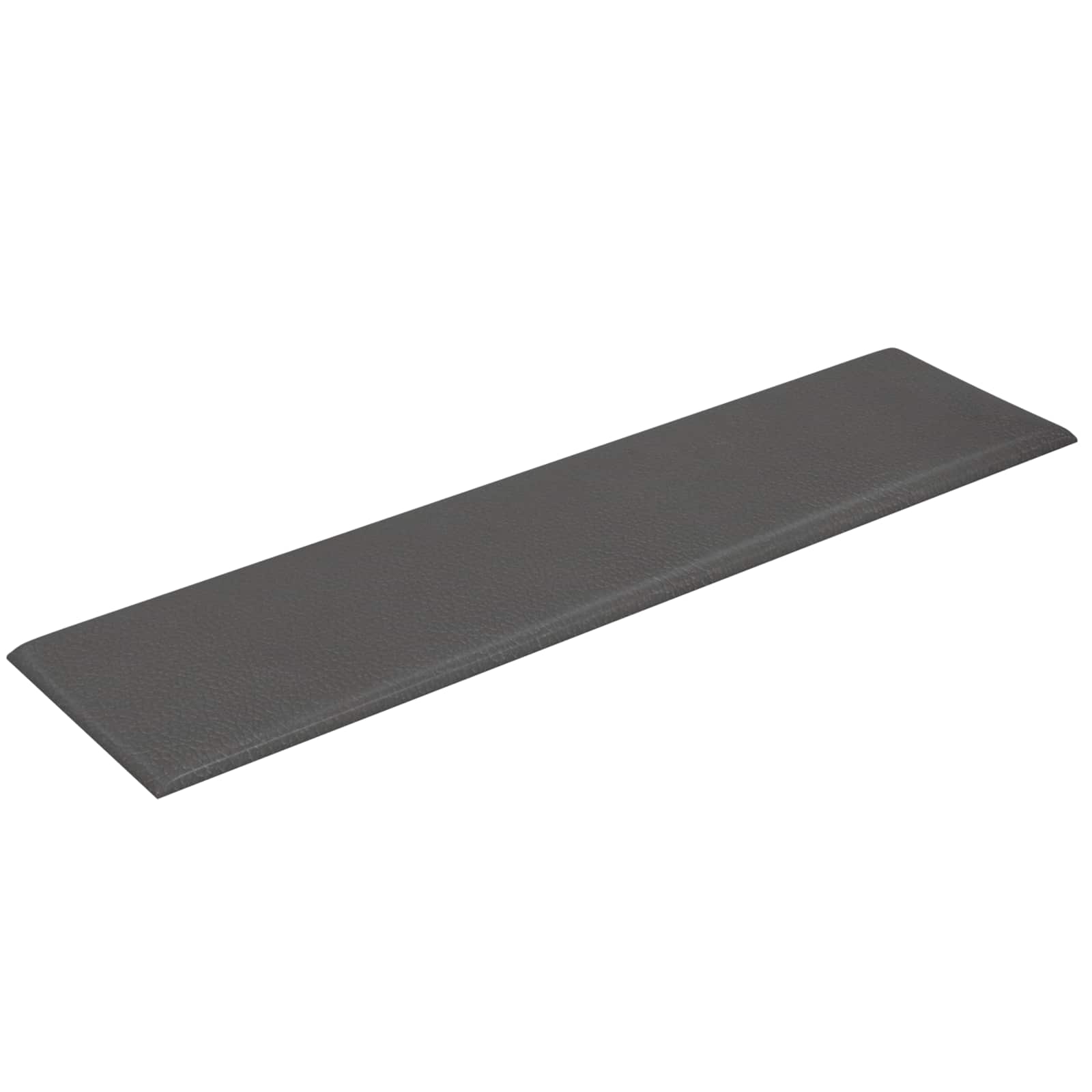vidaXL Wejściowy zagłówek 12 pcs 60 x 15 cm Szary tkanina