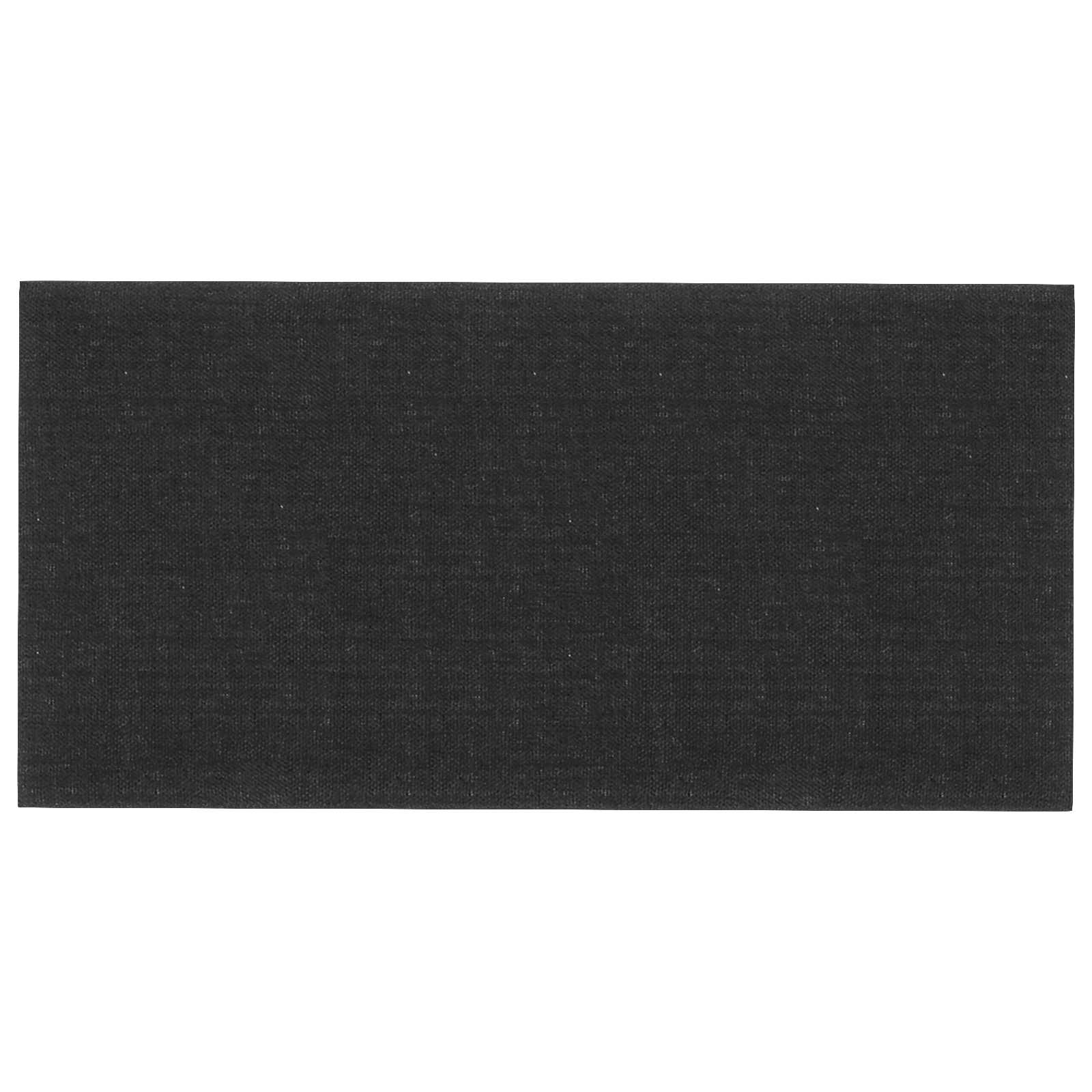 vidaXL Wejściowy zagłówek 12 pcs 60 x 30 cm Czarny tkanina