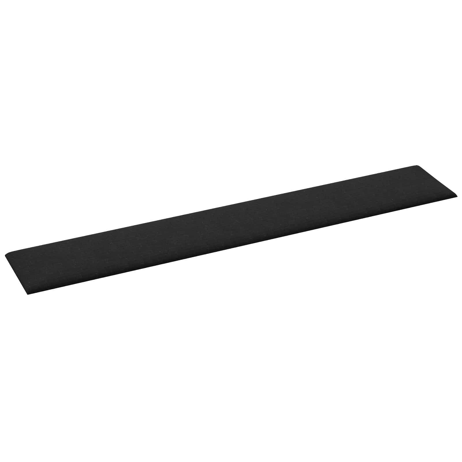 vidaXL Wejściowy zagłówek 12 pcs 90 x 15 cm Czarny tkanina