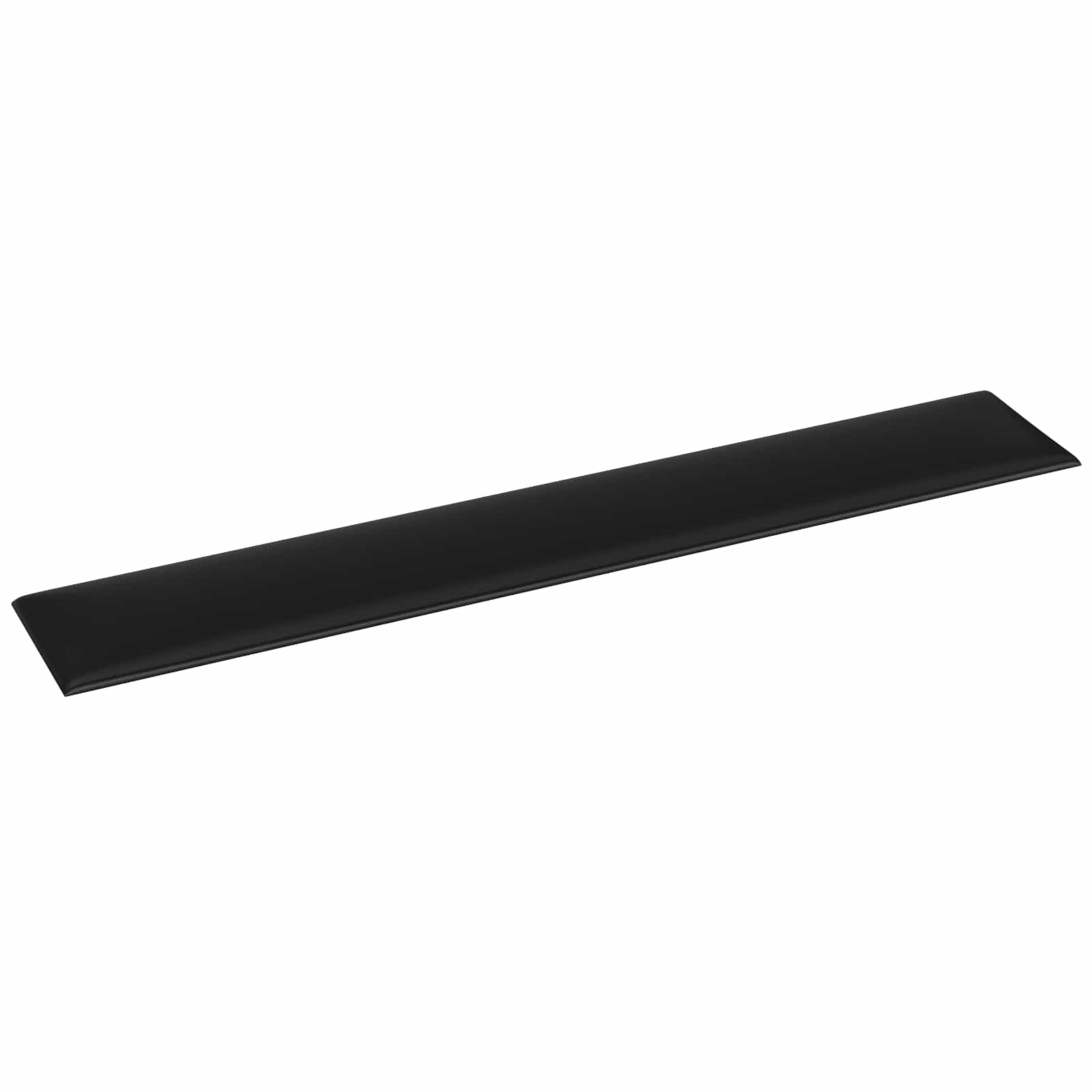 vidaXL Wejściowy zagłówek 12 pcs 90 x 15 cm Czarny tkanina