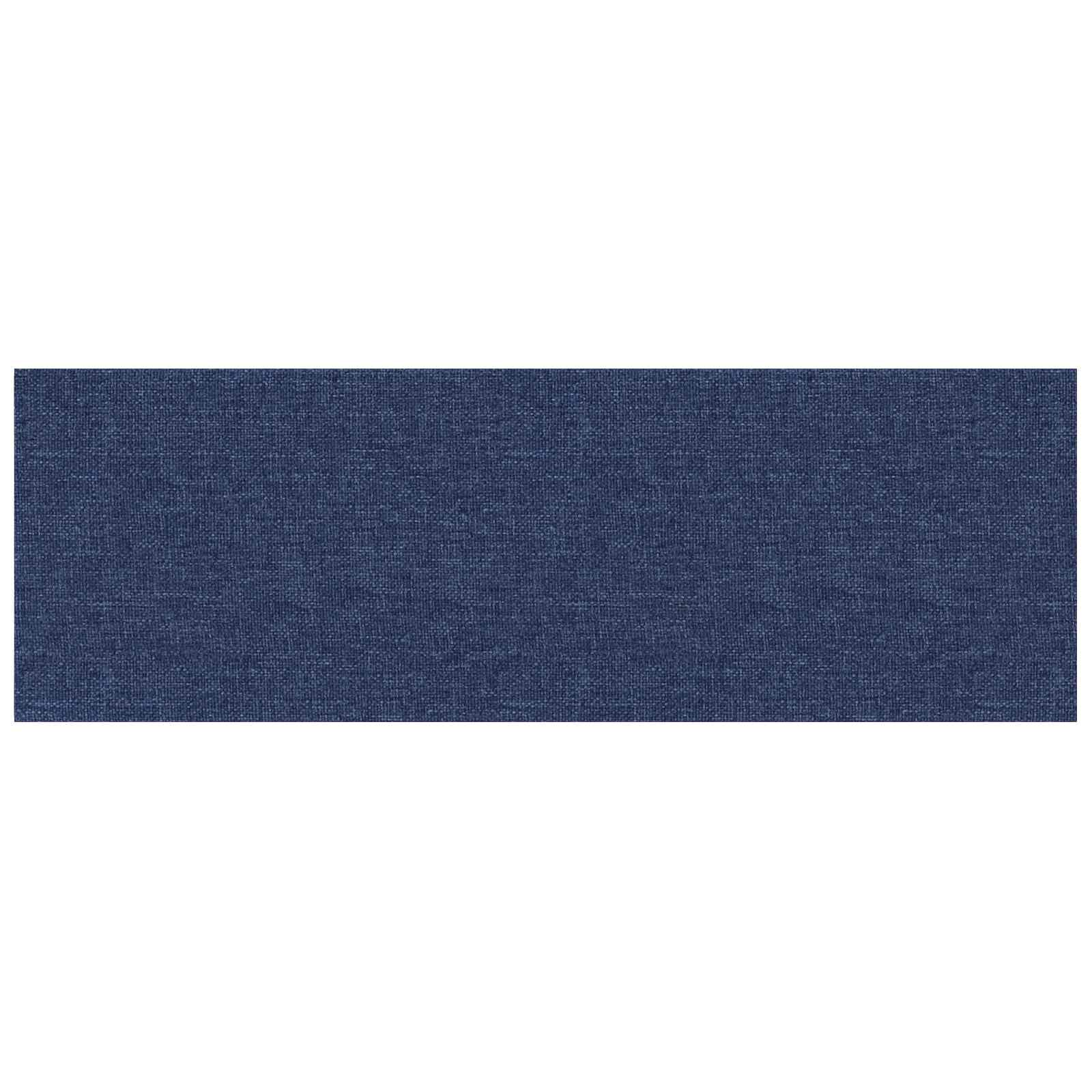 vidaXL Wejściowy zagłówek 12 pcs 90 x 30 cm Niebieski tkanina