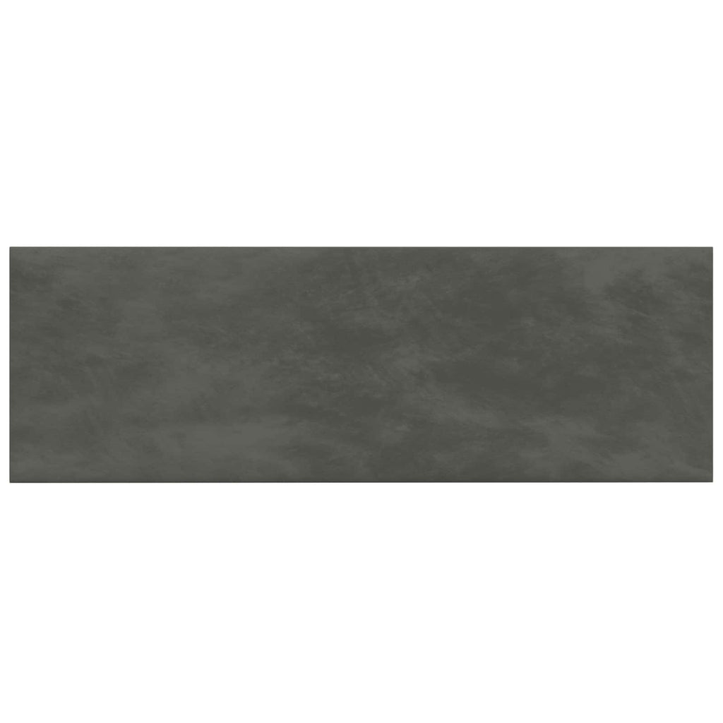 vidaXL Wejściowy zagłówek 12 pcs ciemnoszary Welur