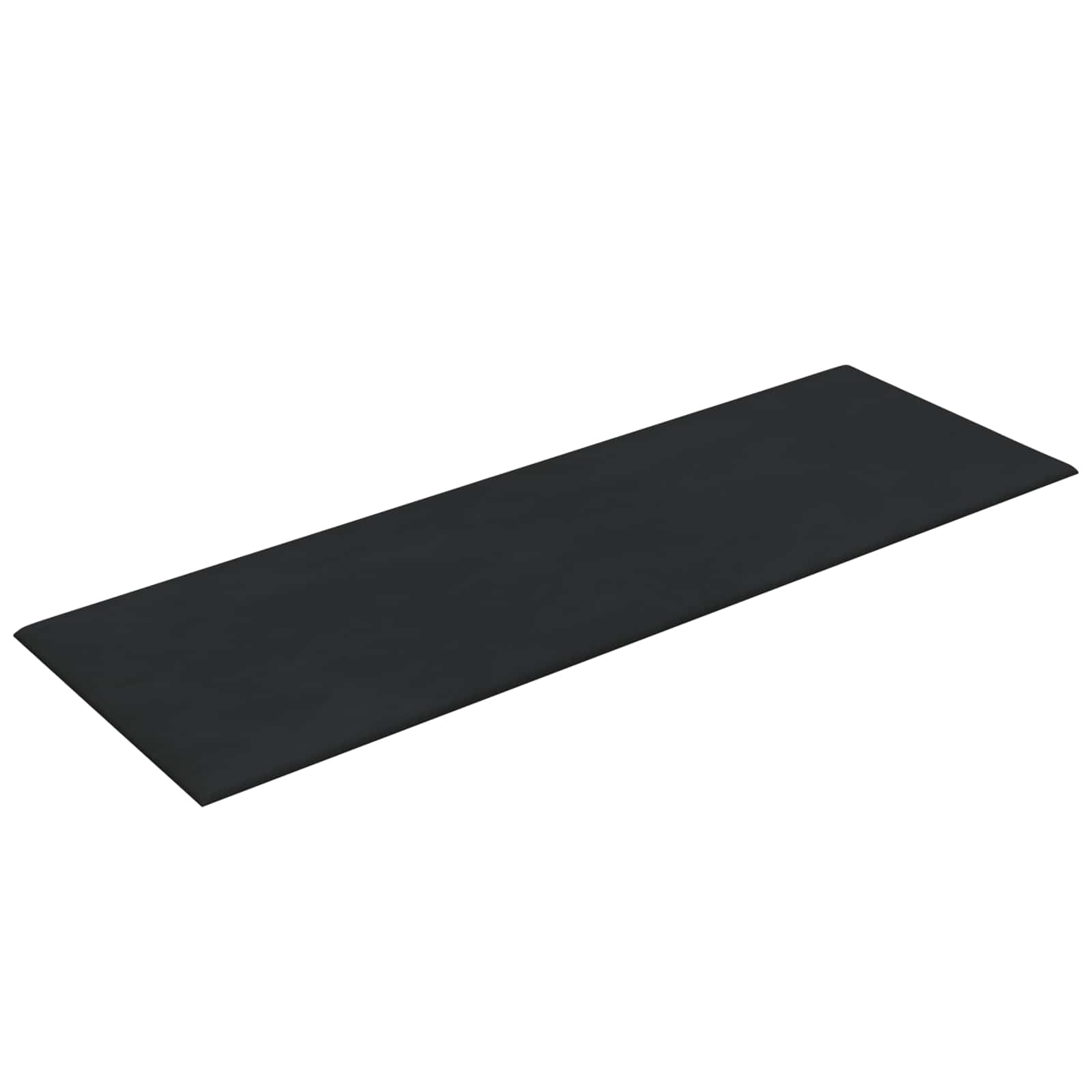 vidaXL Wejściowy zagłówek 12 pcs Czarny Welur
