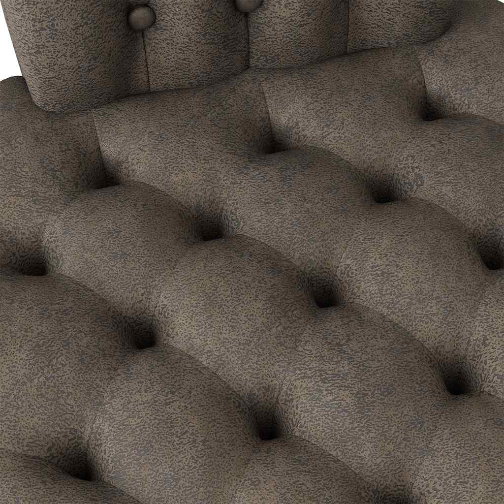vidaXL Fotel typu slipper Ciemnoszary 56,5 x 70 x 110 cm