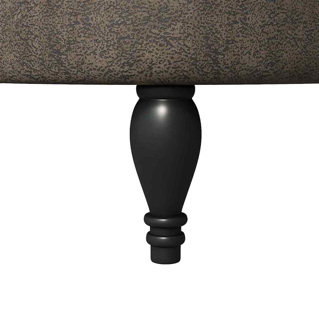 vidaXL Fotel typu slipper Ciemnoszary 56,5 x 70 x 110 cm