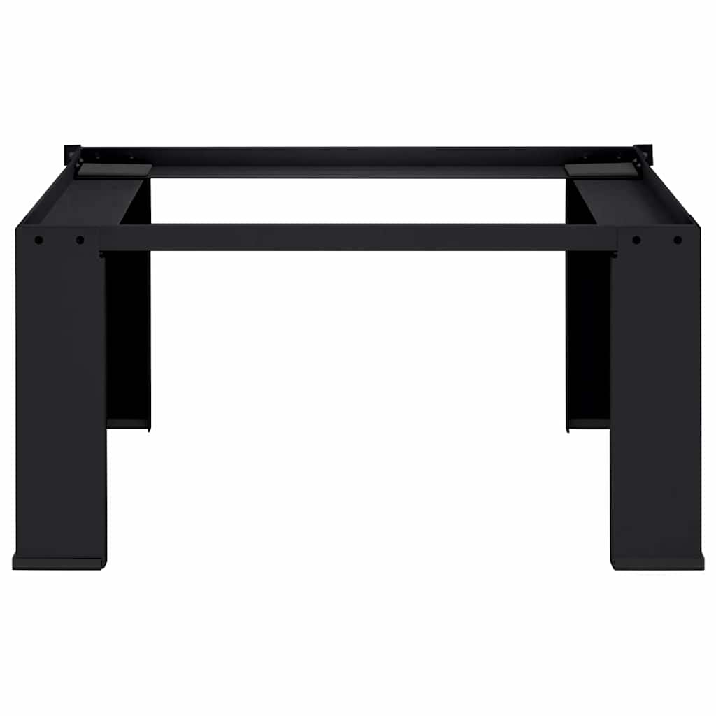 vidaXL Podstawka na Pralkę Czarny 64 x 55 x 32,5 cm Stal