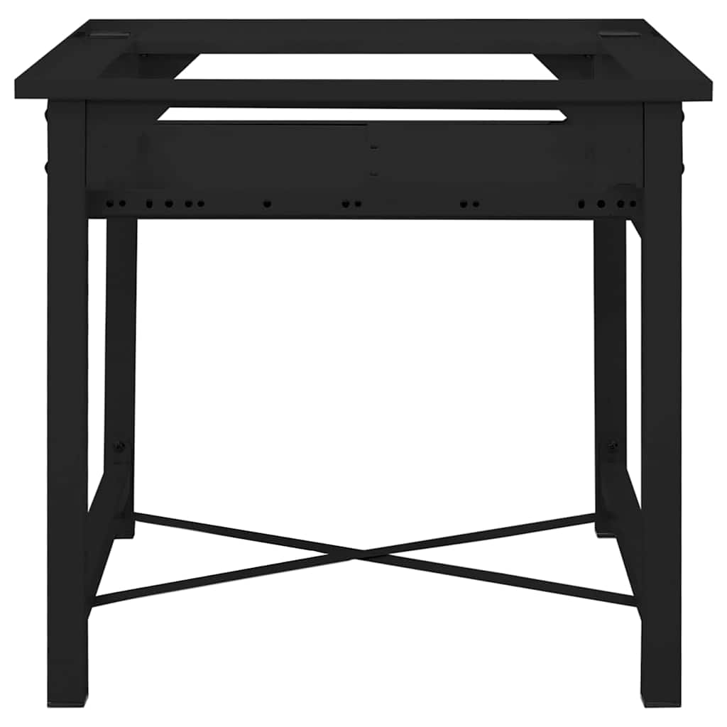 vidaXL Podstawka na Pralkę Czarny 60 x 56 x 52 cm Stal