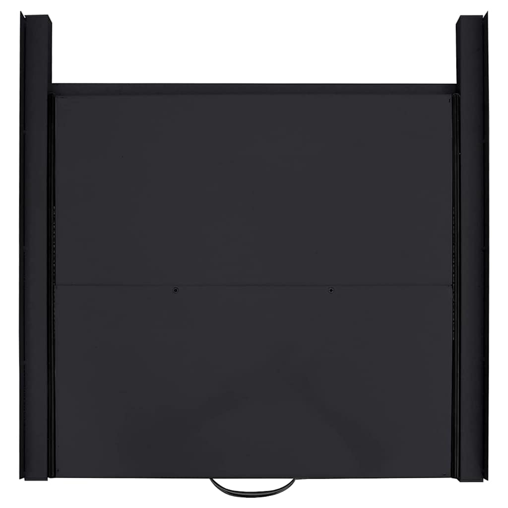 vidaXL Półka Średnia do Pralki Czarny 60 x 60 x 8 cm Stal