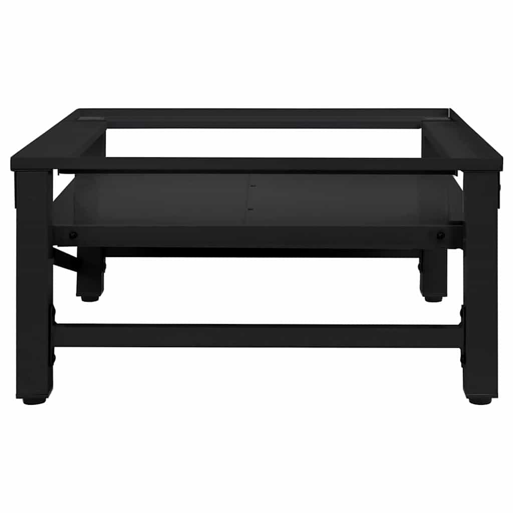 vidaXL Podstawka na Pralkę Czarny 62 x 60,5 x 32,5 cm Stal