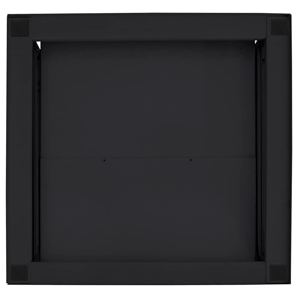 vidaXL Podstawka na Pralkę Czarny 62 x 60,5 x 32,5 cm Stal