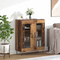 vidaXL Bufet Stare drewno 69,5 x 34 x 90 cm Materiał drewnopochodny