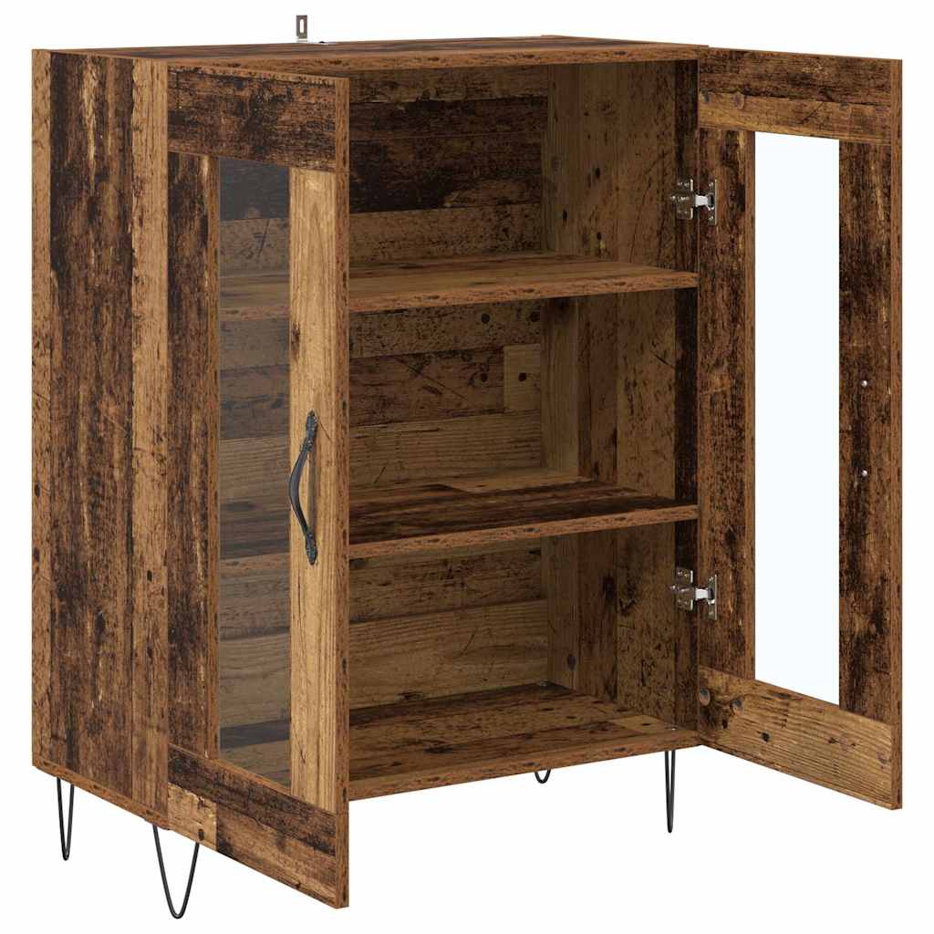 vidaXL Bufet Stare drewno 69,5 x 34 x 90 cm Materiał drewnopochodny