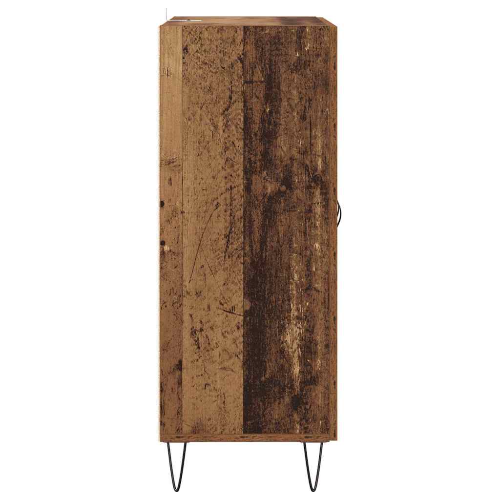 vidaXL Bufet Stare drewno 69,5 x 34 x 90 cm Materiał drewnopochodny