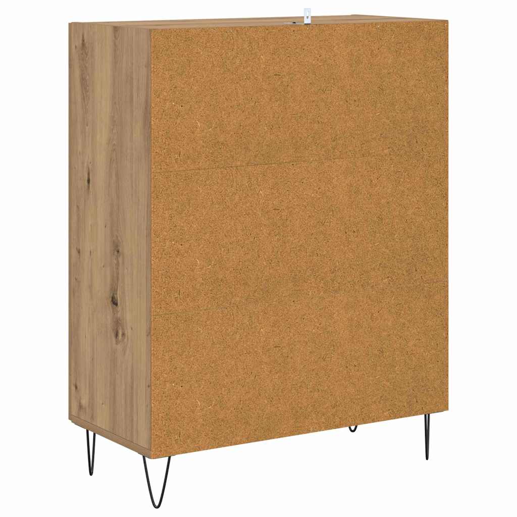 vidaXL Bufet Dąb rzemieślniczy 69,5 x 34 x 90 cm