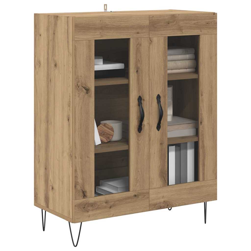 vidaXL Bufet Dąb rzemieślniczy 69,5 x 34 x 90 cm