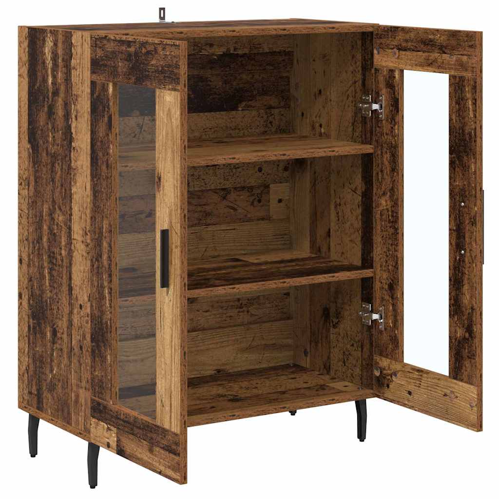 vidaXL Bufet Stare drewno 69,5 x 34 x 90 cm Materiał drewnopochodny