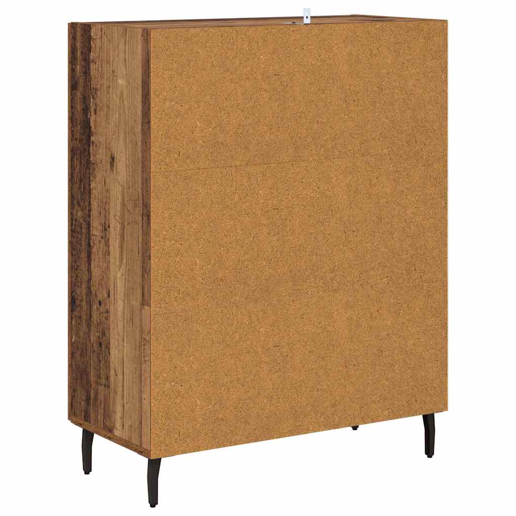 vidaXL Bufet Stare drewno 69,5 x 34 x 90 cm Materiał drewnopochodny