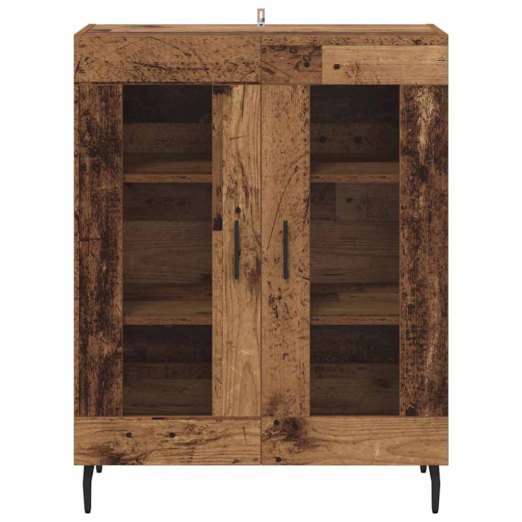 vidaXL Bufet Stare drewno 69,5 x 34 x 90 cm Materiał drewnopochodny