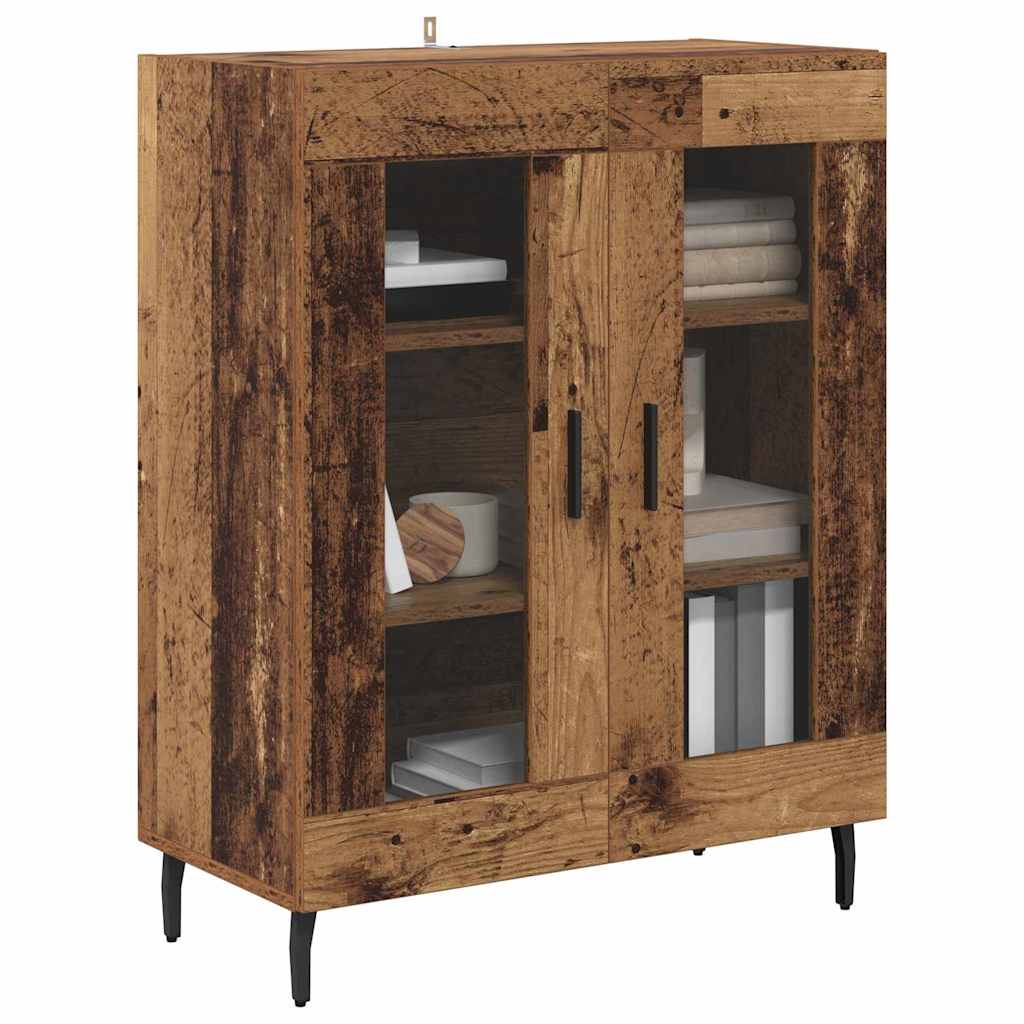 vidaXL Bufet Stare drewno 69,5 x 34 x 90 cm Materiał drewnopochodny