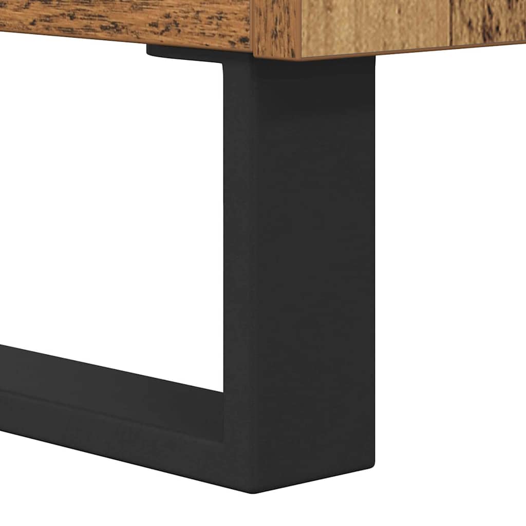 vidaXL Bufet Stare drewno 69,5 x 34 x 90 cm Materiał drewnopochodny