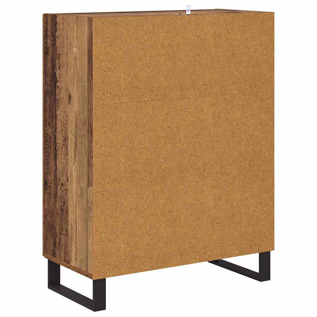 vidaXL Bufet Stare drewno 69,5 x 34 x 90 cm Materiał drewnopochodny