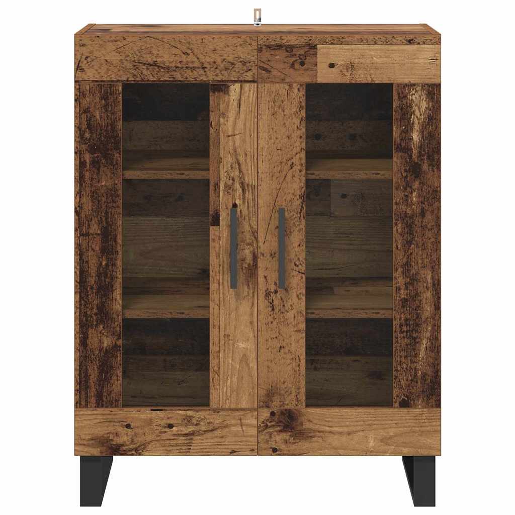vidaXL Bufet Stare drewno 69,5 x 34 x 90 cm Materiał drewnopochodny