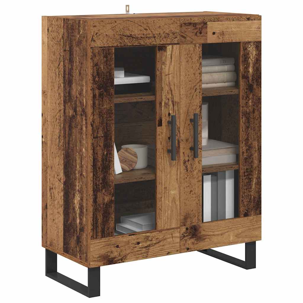 vidaXL Bufet Stare drewno 69,5 x 34 x 90 cm Materiał drewnopochodny