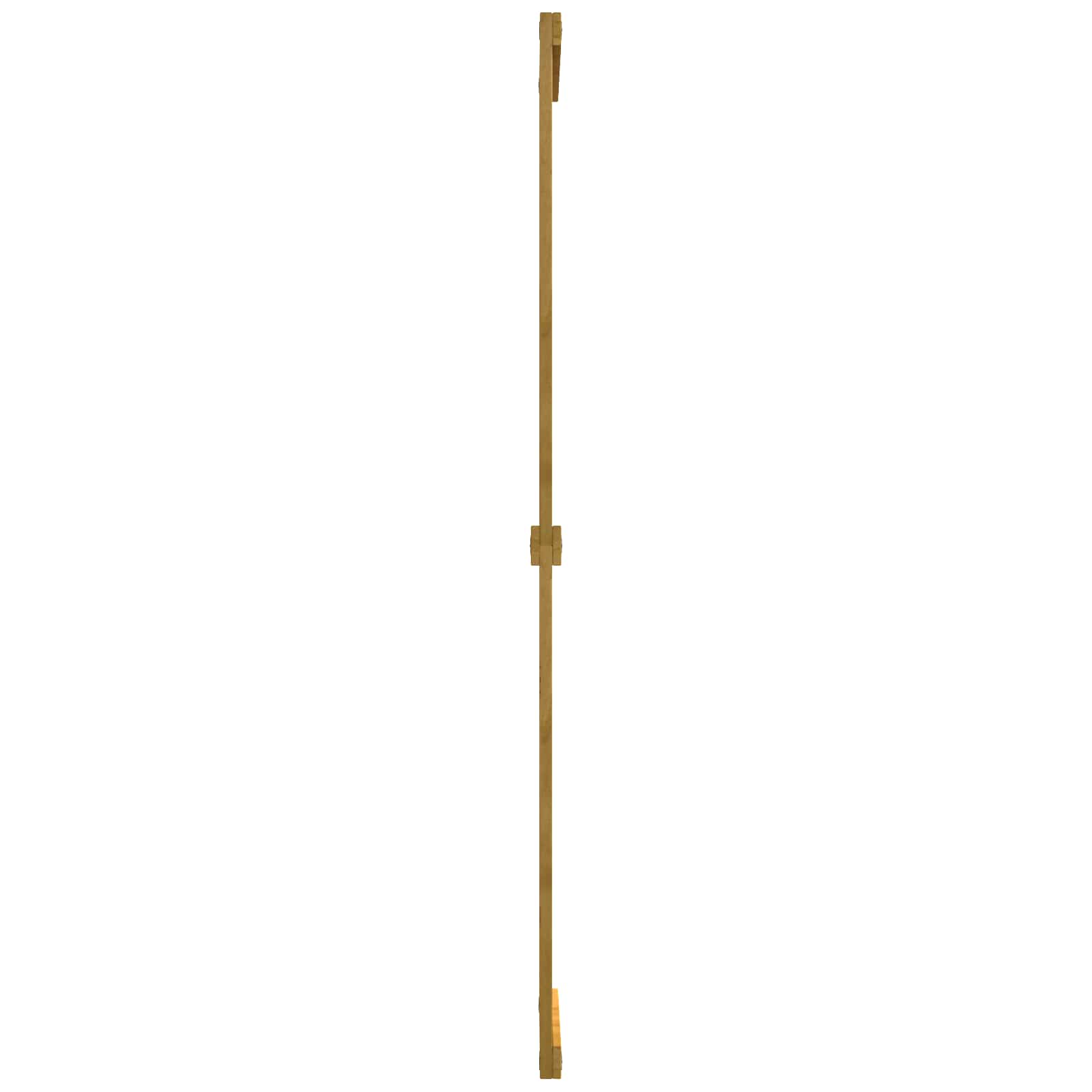 vidaXL Drzwi do stodoły Corona Miodowy Brąz 90 x 210 cm