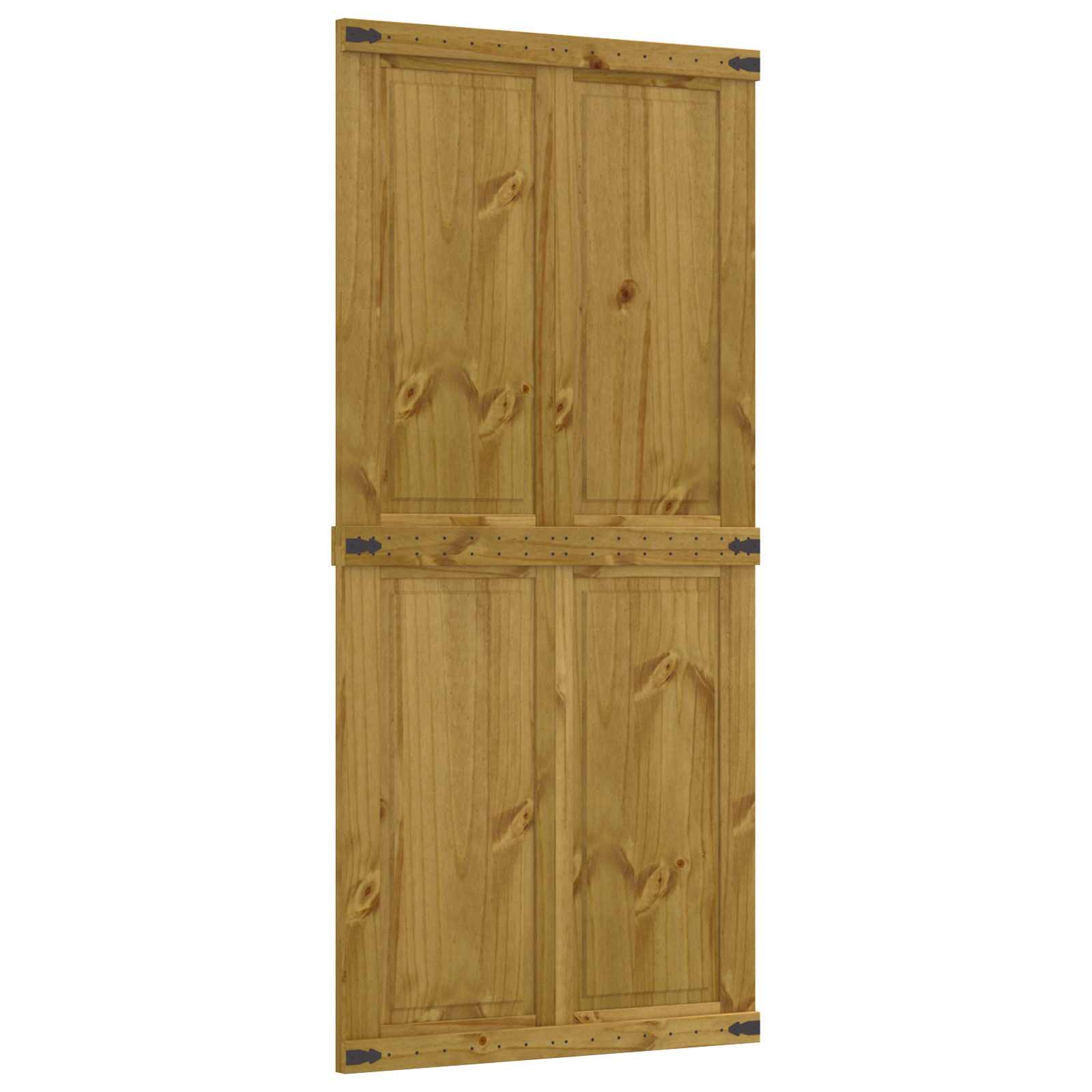 vidaXL Drzwi do stodoły Corona Miodowy Brąz 100 x 210 cm