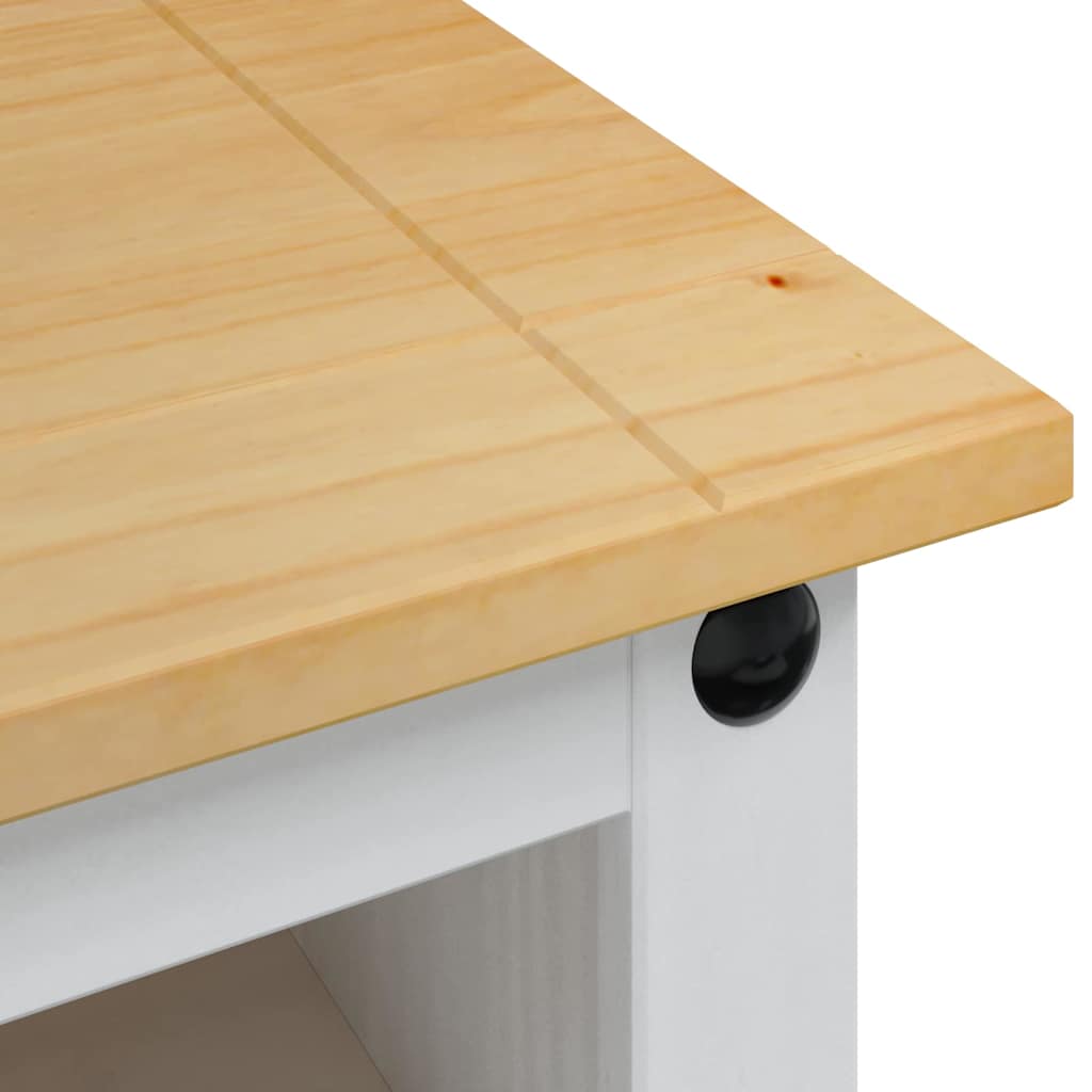 vidaXL Szafka pod telewizor Corona Biały 100 x 40 x 52 cm