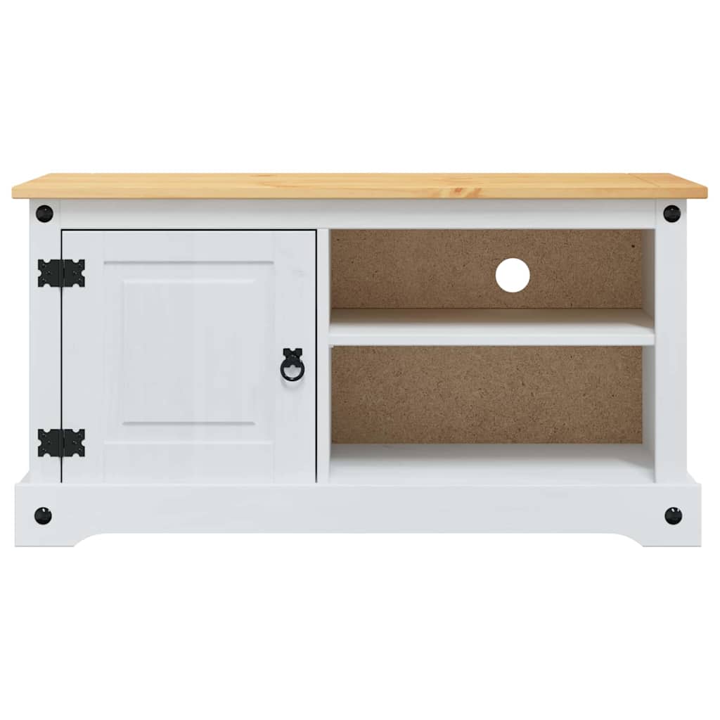 vidaXL Szafka pod telewizor Corona Biały 100 x 40 x 52 cm