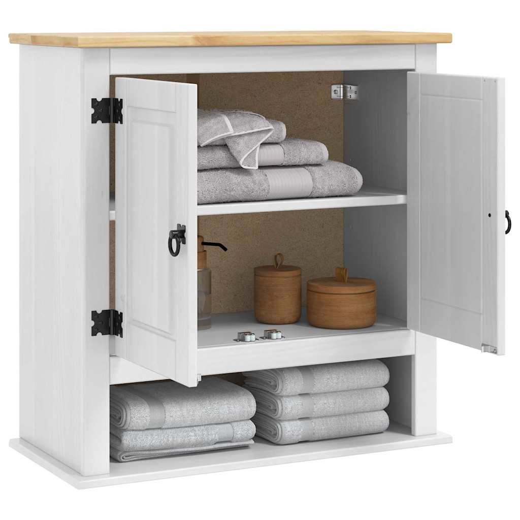 vidaXL Szafka wisząca Corona Biały 70 x 33 x 71,5 cm