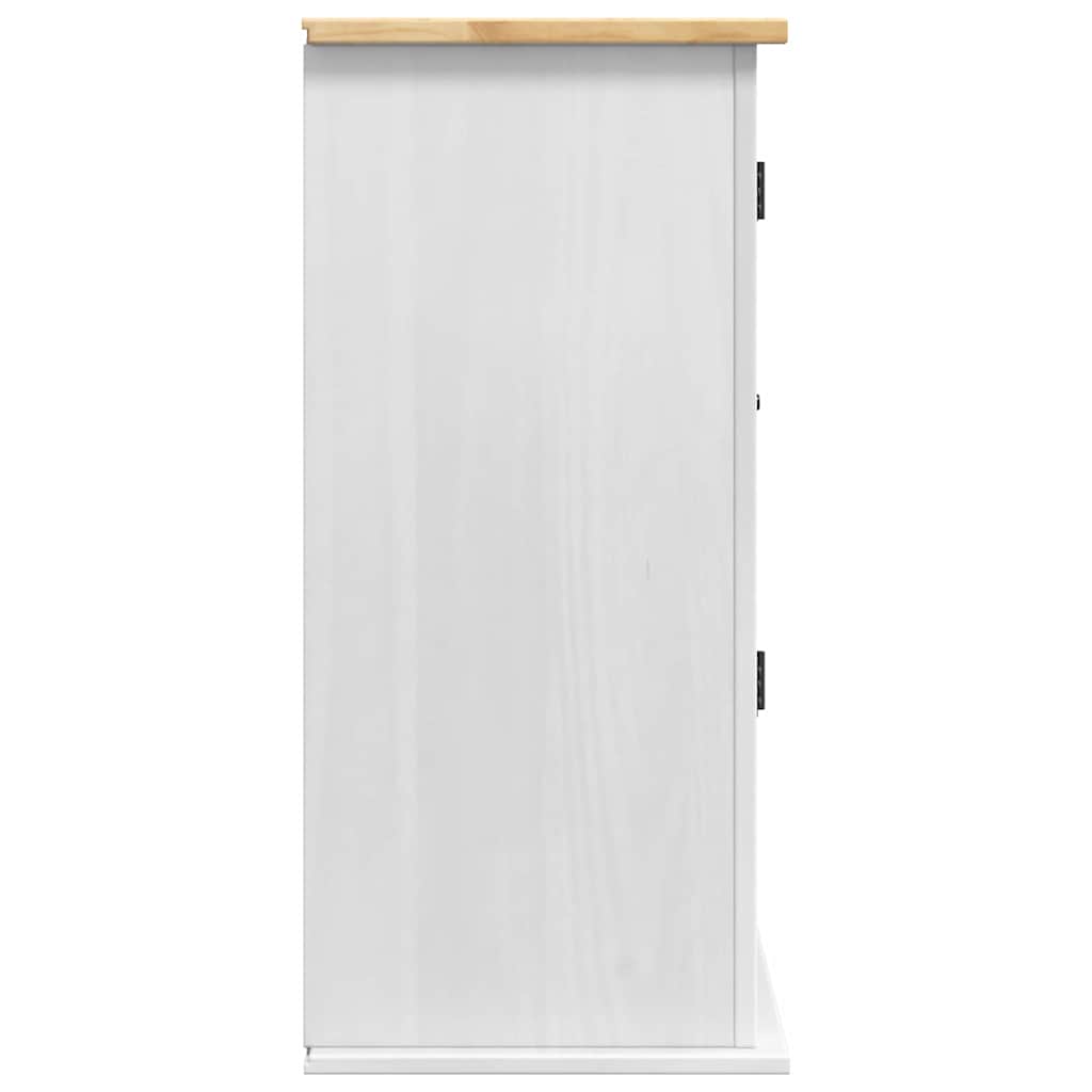 vidaXL Szafka wisząca Corona Biały 70 x 33 x 71,5 cm