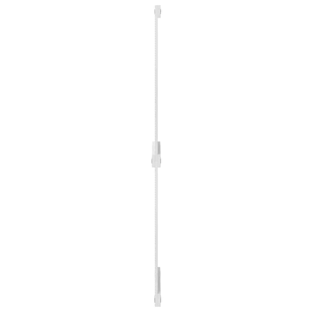 vidaXL Drzwi do stodoły Corona Biały 80 x 210 cm Lite drewno sosnowe