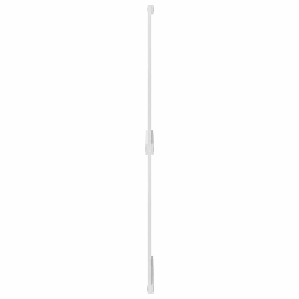vidaXL Drzwi do stodoły Corona Biały 90 x 210 cm Lite drewno sosnowe