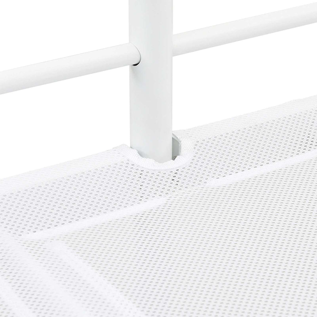 vidaXL Łóżko piętrowe dla dzieci z zjeżdżalnią Biały i antracytowy