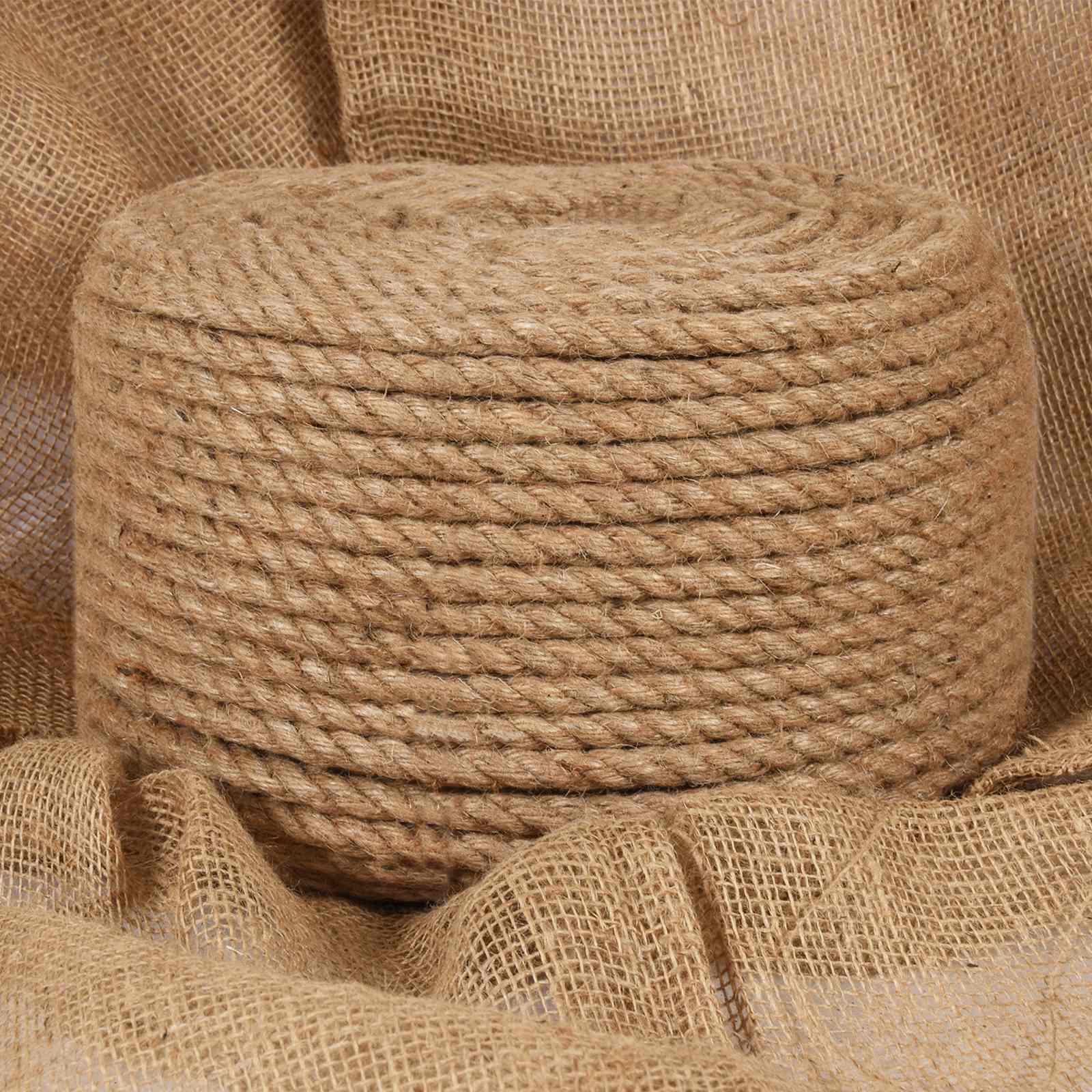 vidaXL Lina jutowa 2 pcs 100 m 2 naturalny 100% juta Tossa