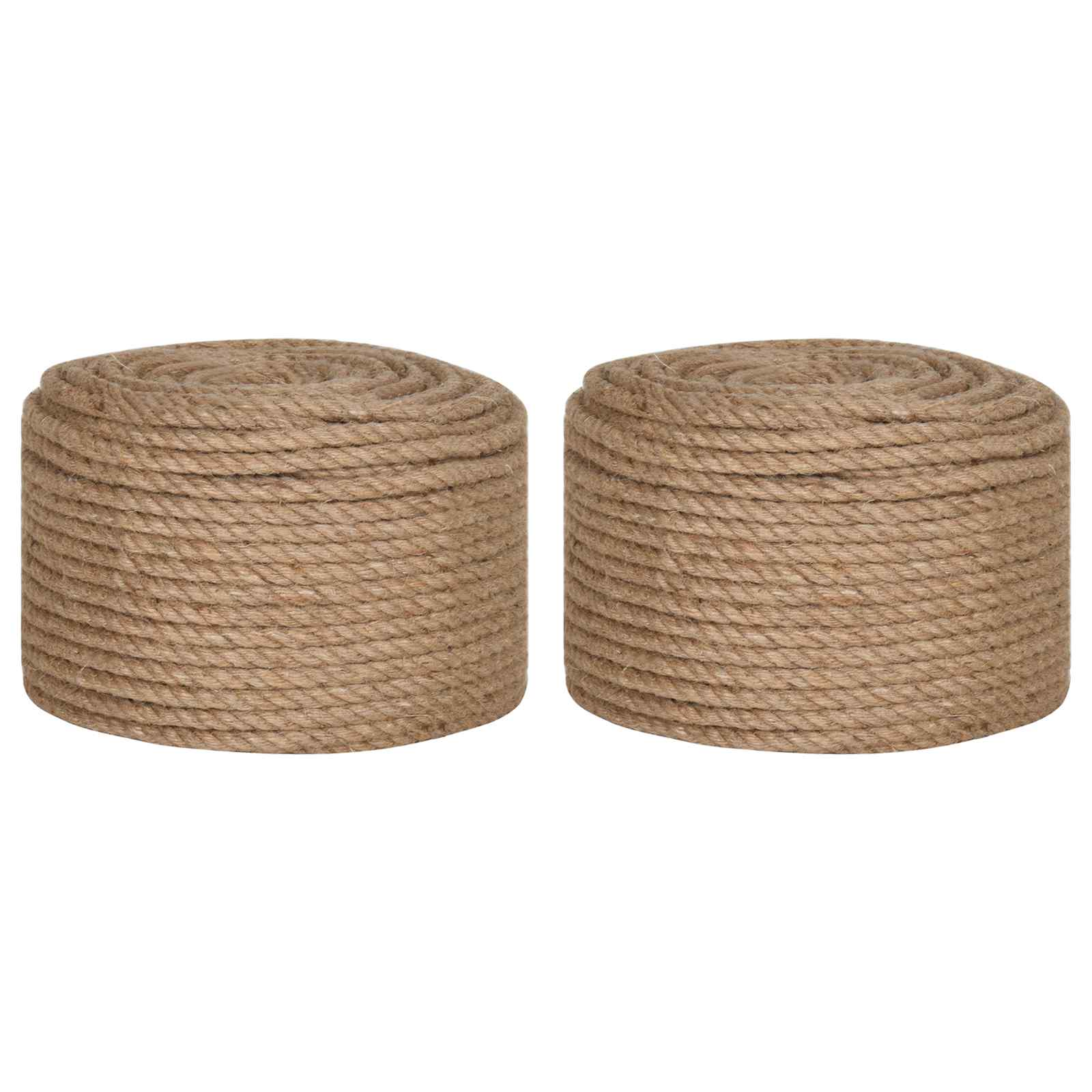 vidaXL Lina jutowa 2 pcs 100 m 2 naturalny 100% juta Tossa