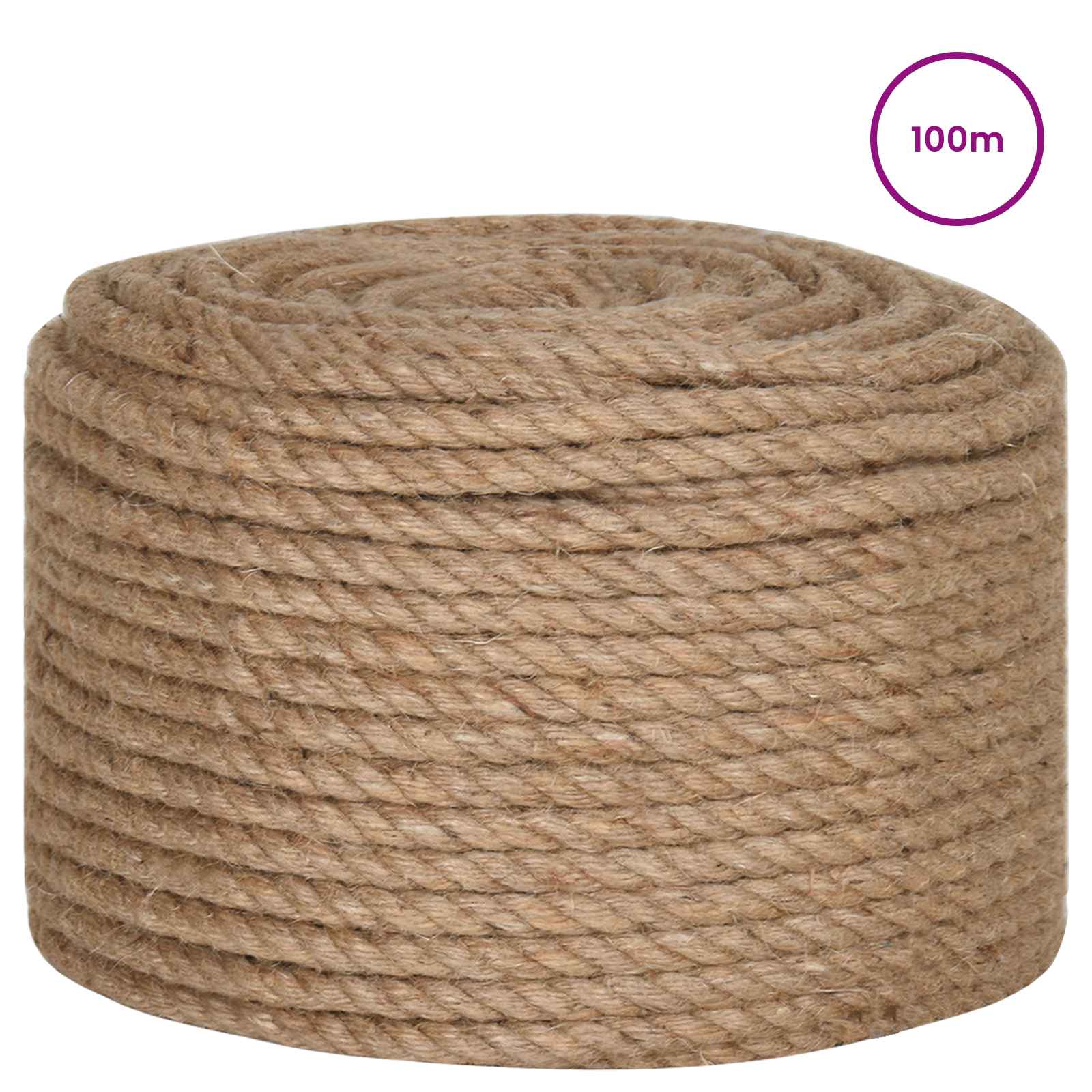 vidaXL Lina jutowa 2 pcs 100 m 2 naturalny 100% juta Tossa