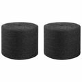 vidaXL Lina jutowa 2 pcs 2 Czarny 100% juta Tossa