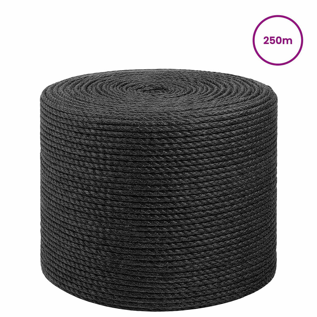 vidaXL Lina jutowa 4 Czarny 100% juta Tossa