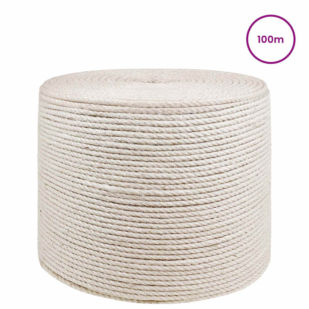 vidaXL Lina jutowa 10 pcs 2 Biały 100% juta Tossa