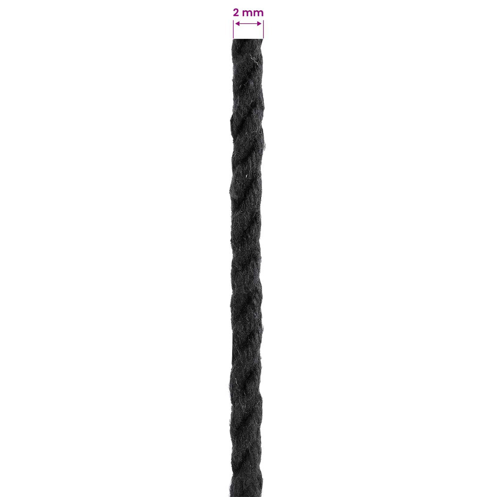 vidaXL Lina 10 pcs Czarny Bawełna