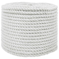 vidaXL Lina Biały 1 x 1 x 10000 cm Bawełna
