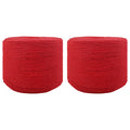 vidaXL Lina 2 pcs Czerwony Bawełna