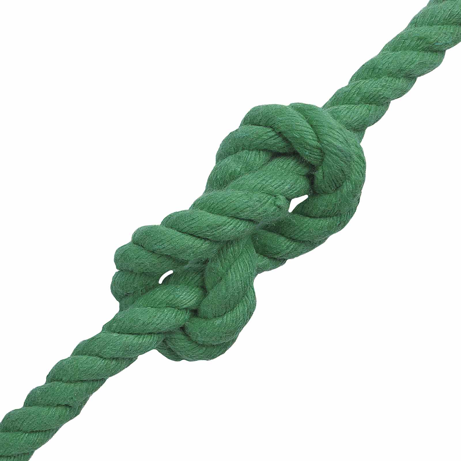 vidaXL Lina Bawełniana 12 mm 25 m zielony 100% bawełna