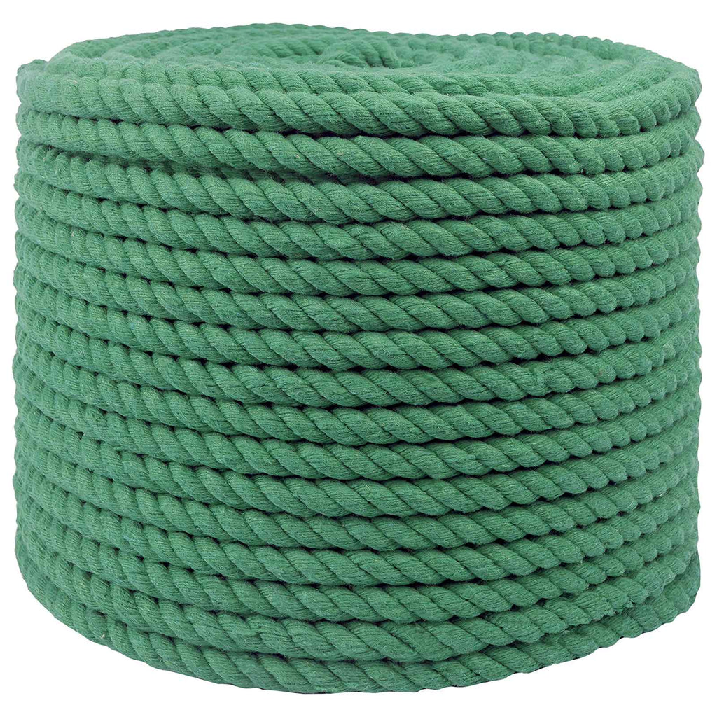 vidaXL Lina Bawełniana 12 mm 25 m zielony 100% bawełna