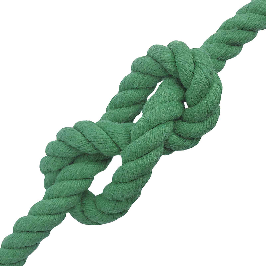 vidaXL Lina Bawełniana 20 mm 50 m zielony 100% bawełna